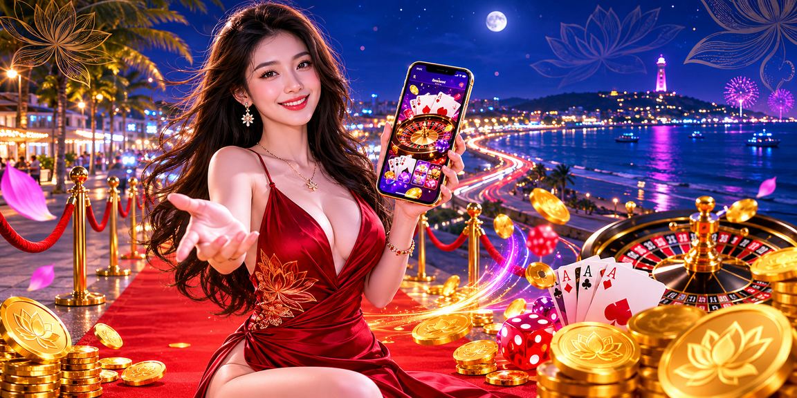 Khung cảnh casino đẳng cấp tại Phan Thiết hưởng ưu đãi High Roller kuvip