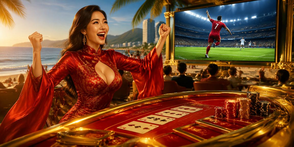 Người phụ nữ mặc áo dài trải nghiệm Baccarat tại Vũng Tàu trên kuvip